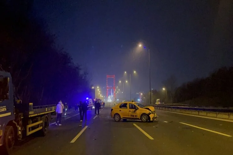 Beykoz’da sabahın ilk saatlerinde meydana gelen trafik kazasında 6 kişi