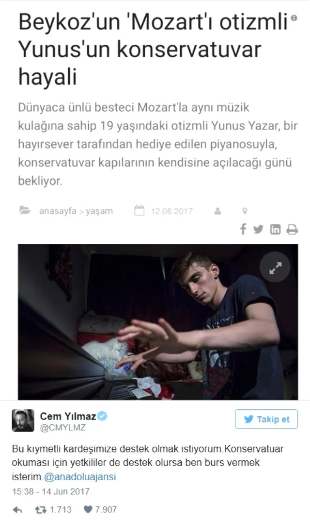 cem yilmaz beykoz un mozart i otizmli yunus a 9729 uuZdrXXB8Q
