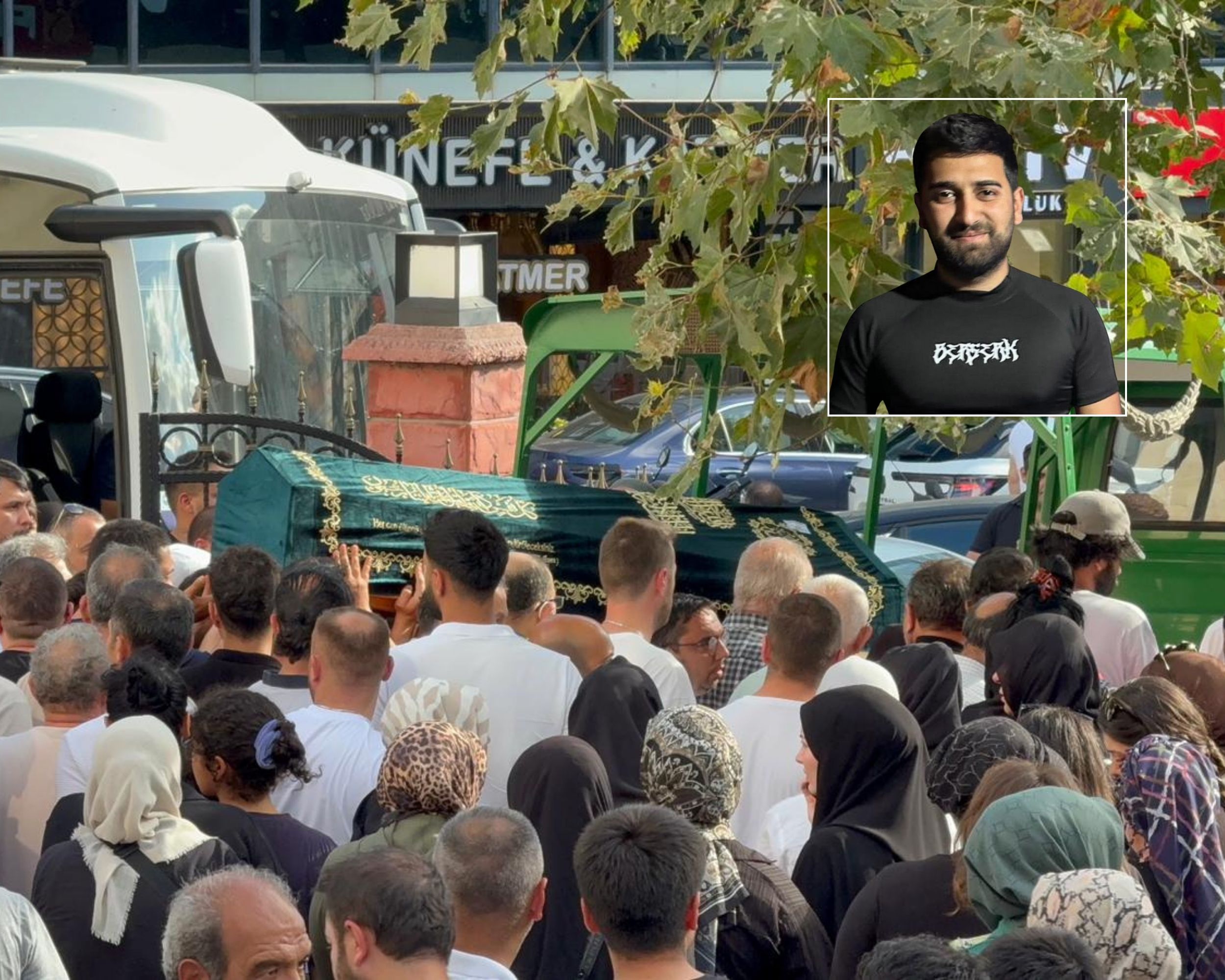 Beykoz'da Cuma Baturhan Yıldızturan, Rüzgarlıbahçe Merkez Camiisi'nde kılınan cenaze namazı