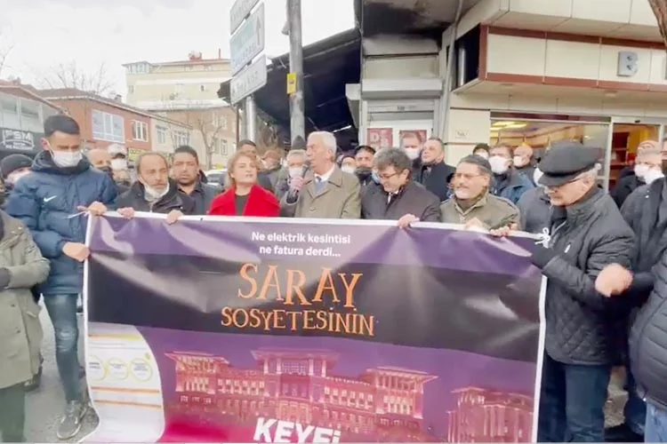 CHP Beykoz İlçe Başkanlığı son günlerin tartışma konusu olan elektrik