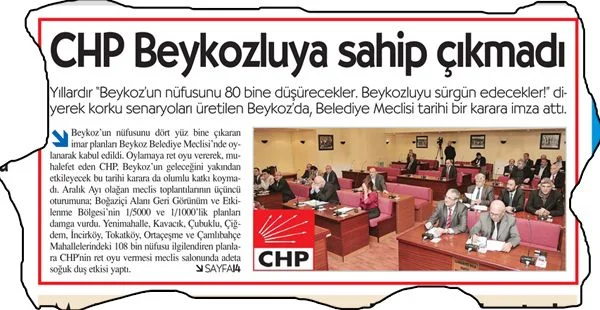 Gündemi Dost Beykoz’dan takip eden 260 bin nüfuslu Beykoz 2013’te