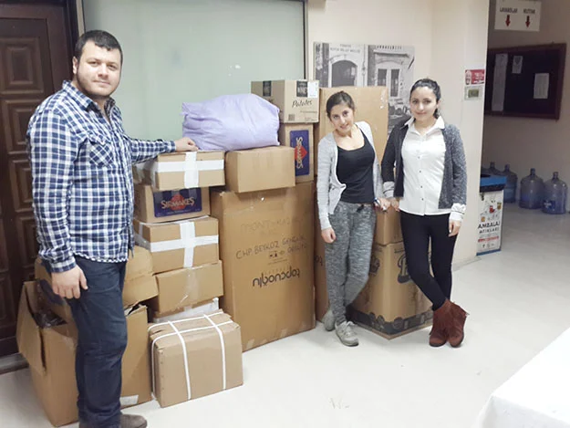 CHP Beykoz İlçe Gençliği, Doğu'da zor şartlarda okumaya çalışan çocuk