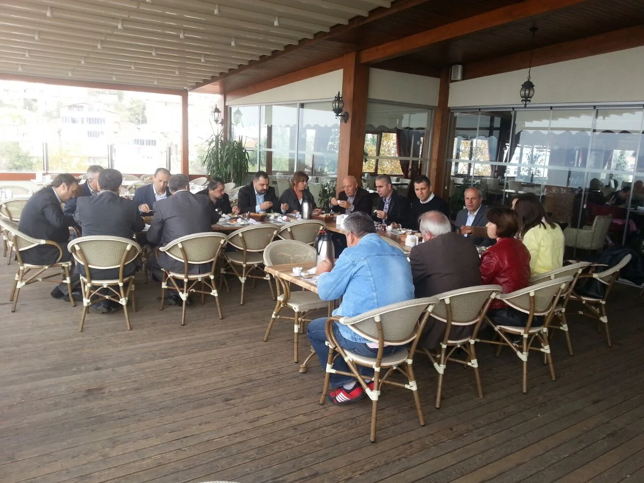 Çubuklu Derneği'nin 'yeni' Yönetimi, Derneğin Danışma Kurulu Üyeleri ile sabah