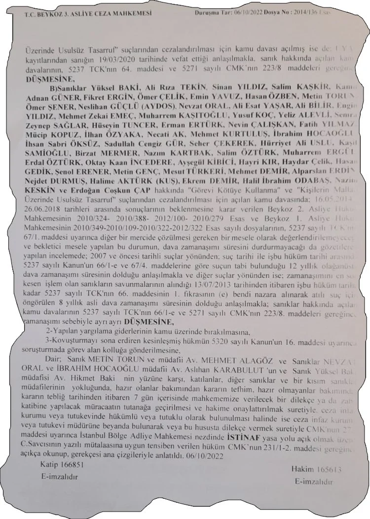 Beykoz’un yıllanmış davası zaman aşımına uğradı 6 dava beykoz 7 3L rwBfB5f
