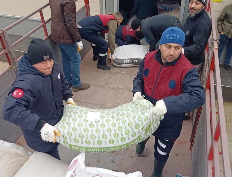 Beykoz Belediyesi 330 personeliyle deprem bölgesinde 6 deprem