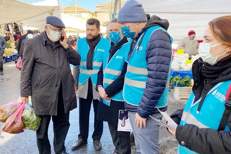 Deva Partisi Beykoz ilçe yöneticileri geçtiğimiz haftayı Beykoz semt pazarlarında