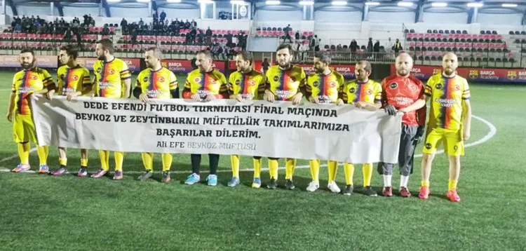 İstanbul Din Görevlileri Futbol Turnuvasında şampiyon Beykoz'dan çıktı! Dede Efendi