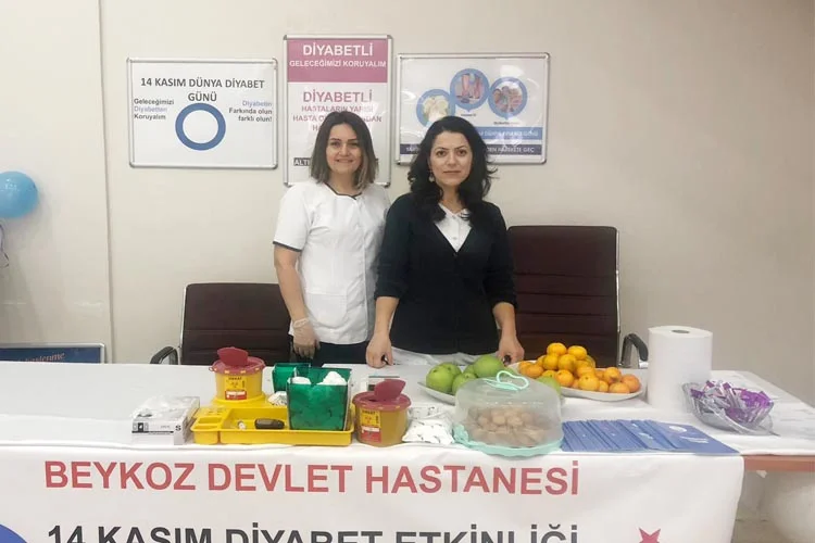Beykoz Devlet Hastanesi, “14 Kasım Diyabet Günü” nedeniyle çeşitli etkinlikler