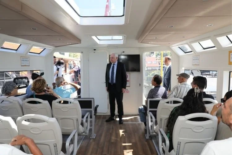 İBB’nin hizmete sunduğu Küçüksu-İstinye ile Beykoz - Sarıyer deniz dolmuş