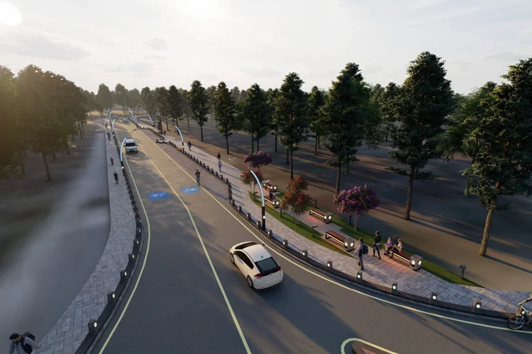 Beykoz Belediyesi, üst yapı yatırımları kapsamında Yenimahalle Dr. Ömer Besim