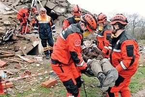 Olası İstanbul depremine hazırlık kapsamında kurulan Beykoz Belediyesi Arama Kurtarma