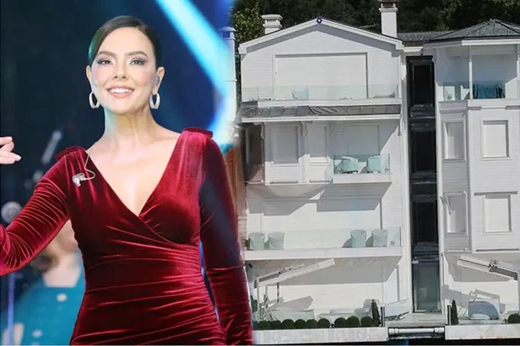 Ünlü sanatçı Ebru Gündeş'in, Beykoz Kanlıca'da Reza Zarrab'a ait yalıdan