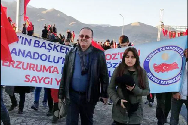 Beykoz Kaymakamı Ahmet Katırcı, Erzurum’daki Aziziye Tabyalarına Saygı Yürüyüşü’ne Beykoz’dan