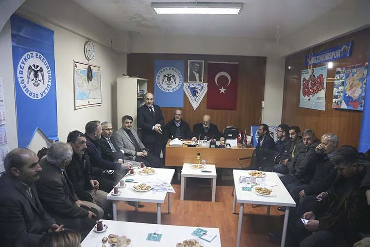 Beykoz Belediye Başkanı Yücel Çelikbilek, Ardahanlılar ve Erzurumlular Derneği’ni ziyaret