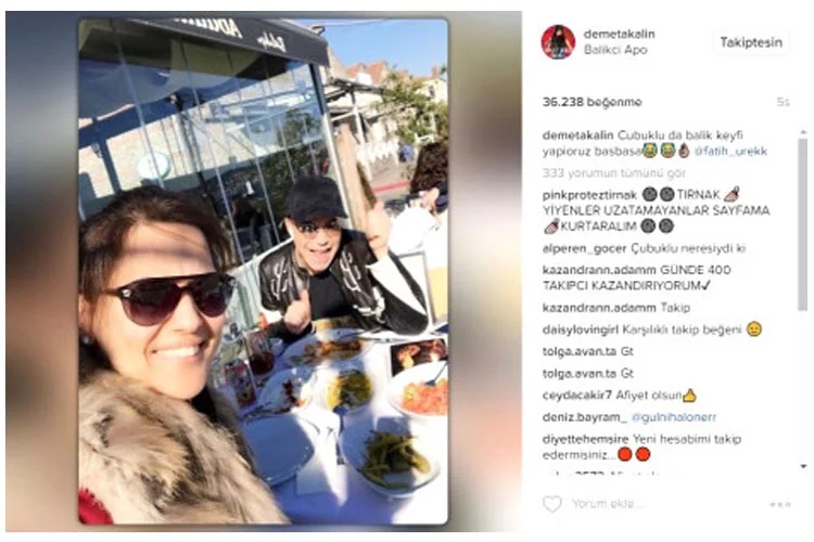 Demet Akalın ve Fatih Ürek'ten Kerimcan'ı Kıskandıracak Buluşma Beykoz’da gerçekleşti.