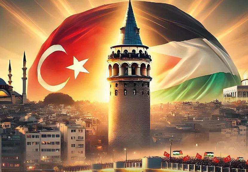 Filistin’deki katliama “dur” demek için 1 Ocak’ta Galata Köprüsü’ne gitmek