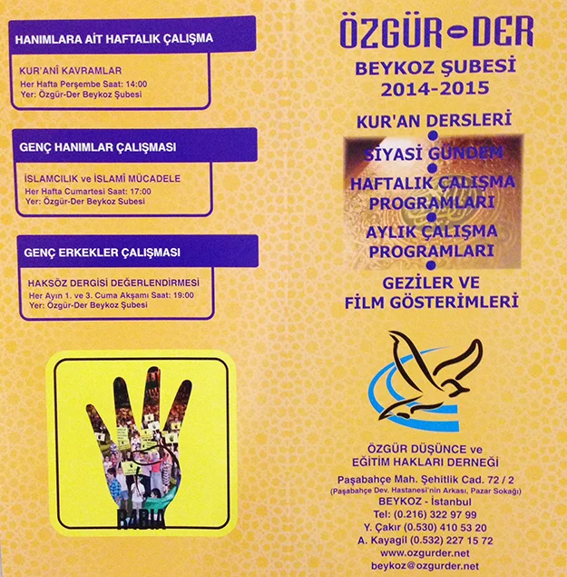 ÖZGÜR-DER Beykoz Şubesi 2014-2015 faaliyet dönemini üyeleriyle bir araya geldiği