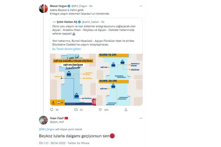 Beykoz Belediyesi Meclis Başkanvekili ve İBB Meclis Üyesi Gaye Zayıf,