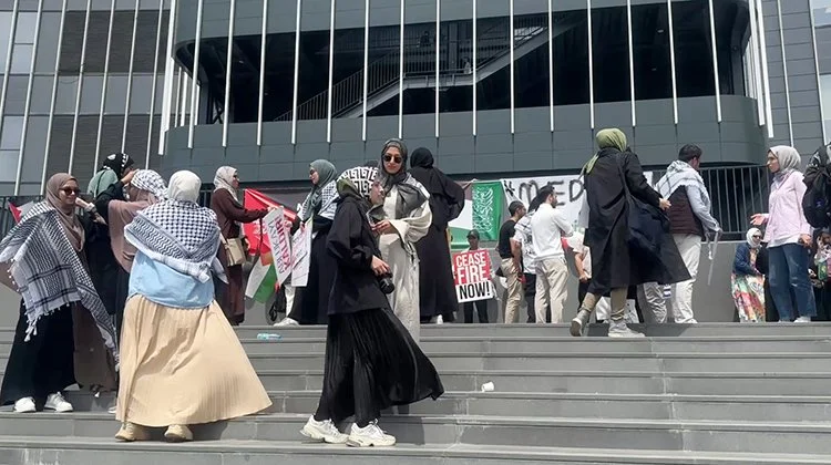 Beykoz’da öğrenciler Gazze için eylem yaptı 1 gazee haber beykoz 1 DhpSnPI4XJ