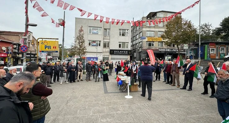 İHH Beykoz Şube Başkanlığının başlattığı ilçe genelindeki Filistin farkındalık çalışmaları