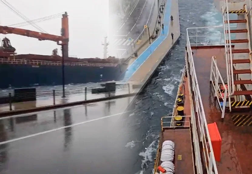 İstanbul’da hava şartların deniz trafiğine olumsuz etkileri devam ediyor. Türk