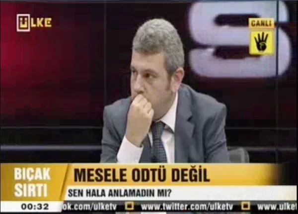 Ülke TV'de yayınlanan Bıçak Sırtı programında gezi Parkı olayları sırasında