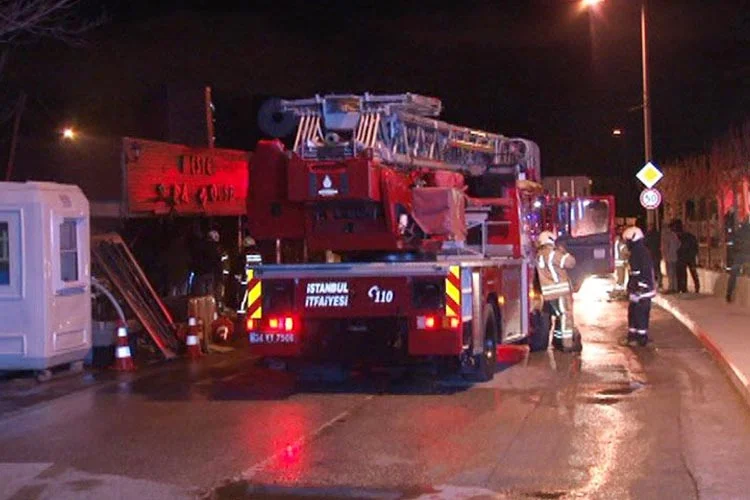 Beykoz Görele Mahallesi'nde bir restoranda henüz bilinmeyen bir sebepten yangın