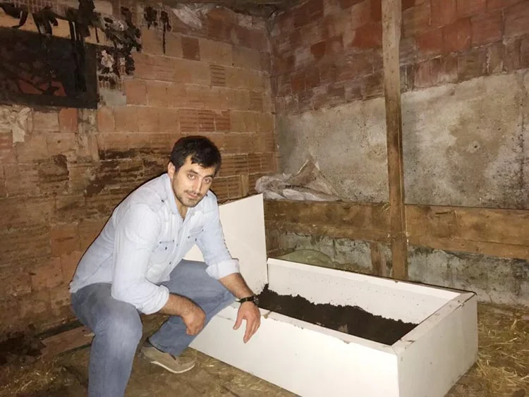 Beykoz Çavuşbaşı’nda ikamet eden girişimciler 100 bin ton solucanla, 10