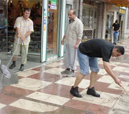 Paşabahçe Sahip Molla Caddesi üzerinde bulunan iş yerleri alt yapının