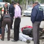 Beykoz Merkez Mahallesi’nde meydana gelen kazada ters yöne giren kepçeye