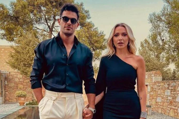 Ünlü sanatçı Hadise Açıkgöz ile Mehmet Dinçerler çifti, Beykoz'daki bir