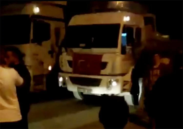 Beykoz Alibahadır Köyü’nde önceki hafta yapılan kamyon eylemi bu kez