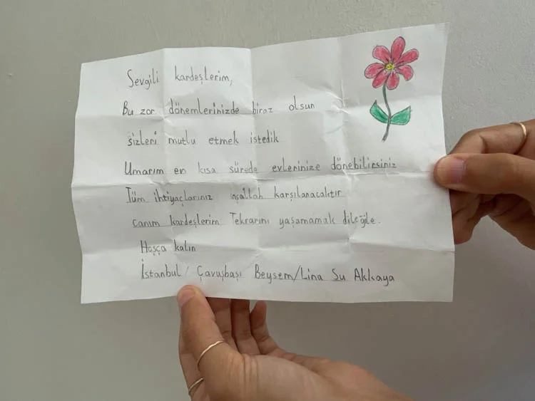 Beykoz'un miniklerinden afet bölgesine maddi destek 2 harclikdb4 R4 y bprkD