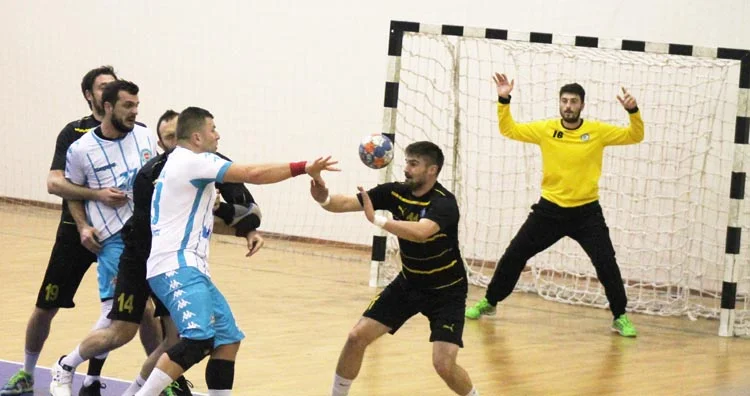 THF Erkekler Hentbol Süper Ligi'nde 2. yarı 3. maçında Beykoz