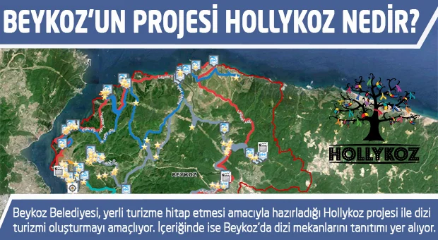 Beykoz Belediyesi, yerli turizme hitap etmesi amacıyla hazırladığı Hollykoz projesi