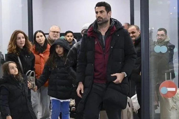 Kahramanmaraş merkezli depremlerden etkilenen Hatayspor futbolcuları Beykoz Riva'da TFF tesislerine