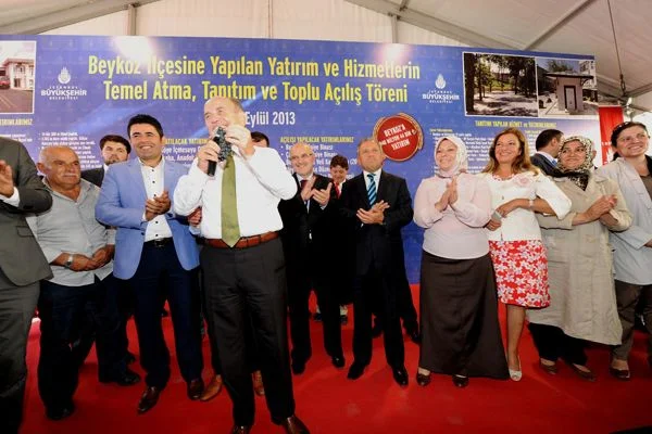 İstanbul Büyükşehir Belediye Başkanı Kadir Topbaş’ında katıldığı İBB’nin Beykoz’a yaptığı