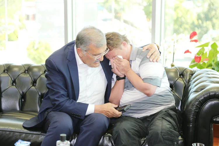 Cumhurbaşkanı Erdoğan'ın manevi oğlu, down sendromlu İbrahim Ertepe Beykoz Belediye