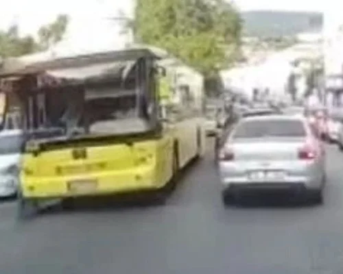 Paşabahçe'de aniden yola atlayan çocuğa o sırada seferine devam eden