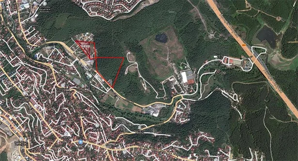 Beykoz Belediyesi Göztepe Mahallesi’nde bulunan kaçak yapıları yıkmak için ihale