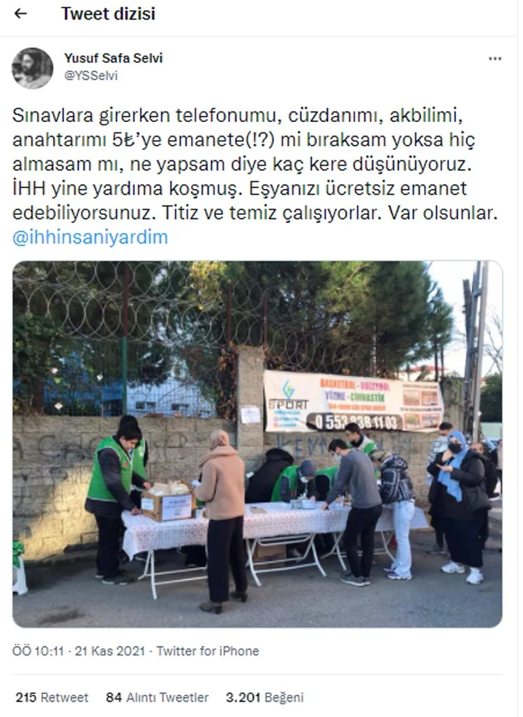 Toplumun her geçen gün ilgisini arttırdığı Beykoz Genç İHH hafta