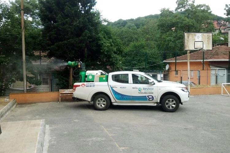 Beykoz Belediyesi’nin nöbetçi İlaçlama ekipleri 9 günlük tatil boyunca özellikle