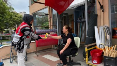 Beykoz İlçe Emniyet Müdürlüğü ekipleri, kadınları aile içi şiddet ve