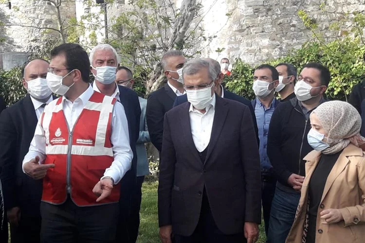 İstanbul Büyükşehir Belediye Başkanı Ekrem İmamoğlu akşam saatlerinde Beykoz’a geldi.