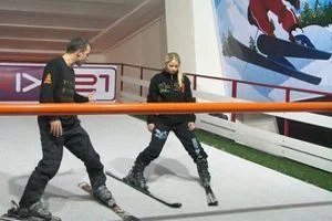 Beykoz da yeni açılan yapay kayak merkezi The Dome Indoor