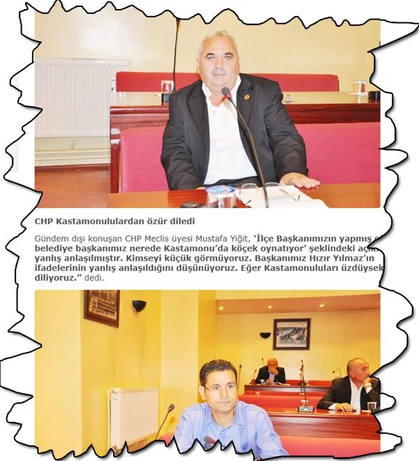 Hızır Yılmaz’ın, Beykoz heyetinin Kastamonu gezisinde, Ulusal Kanal’a yapmış olduğu