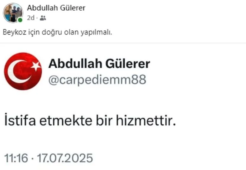 Beykoz Belediyesi'nde yapılan atamalarla ilgili görüşmelerin ortaya çıkmasının ardından Başkan