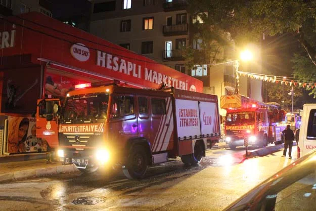 Beykoz Kavacık Dörtyol’da bulunan Uno Say Hesaplı markette yangın çıktı.