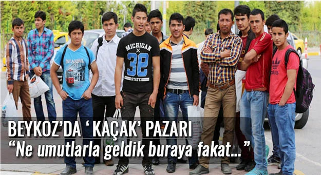 Beykoz Küçüksu’da günün ilk ışıklarıyla birlikte ‘kaçak’ işçi pazarı kuruluyor.