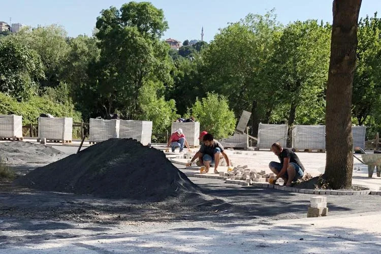 Beykoz Küçüksu Mahallesi Arkeolojik Kazı alanında siyasilerin yaptığı kaçak kafeterya
